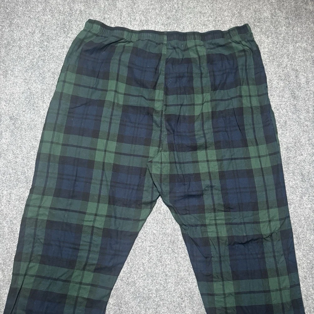 Polo Ralph Lauren Pants Mens 2XL Green Plaid Flannel Pajama Sleepwear Lounge